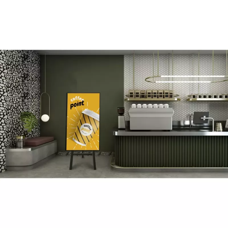 Sony FW-75EZ20L Signage Display Skaitmeninės reklamos plokščiasis ekranas 190,5 cm (75 colio) LED Wi-Fi 350 cd/m² 4K Ultra HD Juodas Android 16/7
