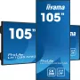 IIYAMA LH10551UWS-B1AG reklaminis ekranas Skaitmeninis reklaminis plokščiasis ekranas 2.67 m (105 col.) LED 500 cd/m² itin platus 5K HD juodas 24/7