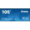 IIYAMA LH10551UWS-B1AG reklaminis ekranas Skaitmeninis reklaminis plokščiasis ekranas 2.67 m (105 col.) LED 500 cd/m² itin platus 5K HD juodas 24/7