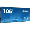 IIYAMA LH10551UWS-B1AG reklaminis ekranas Skaitmeninis reklaminis plokščiasis ekranas 2.67 m (105 col.) LED 500 cd/m² itin platus 5K HD juodas 24/7
