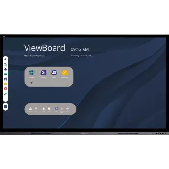 Viewsonic IFP7562 interaktyvus plokščiasis ekranas 190,5 cm (75 colių) LED Wi-Fi 350 cd/m² 4K Ultra HD juodas Liečiamas ekranas Įmontuotas procesorius Android