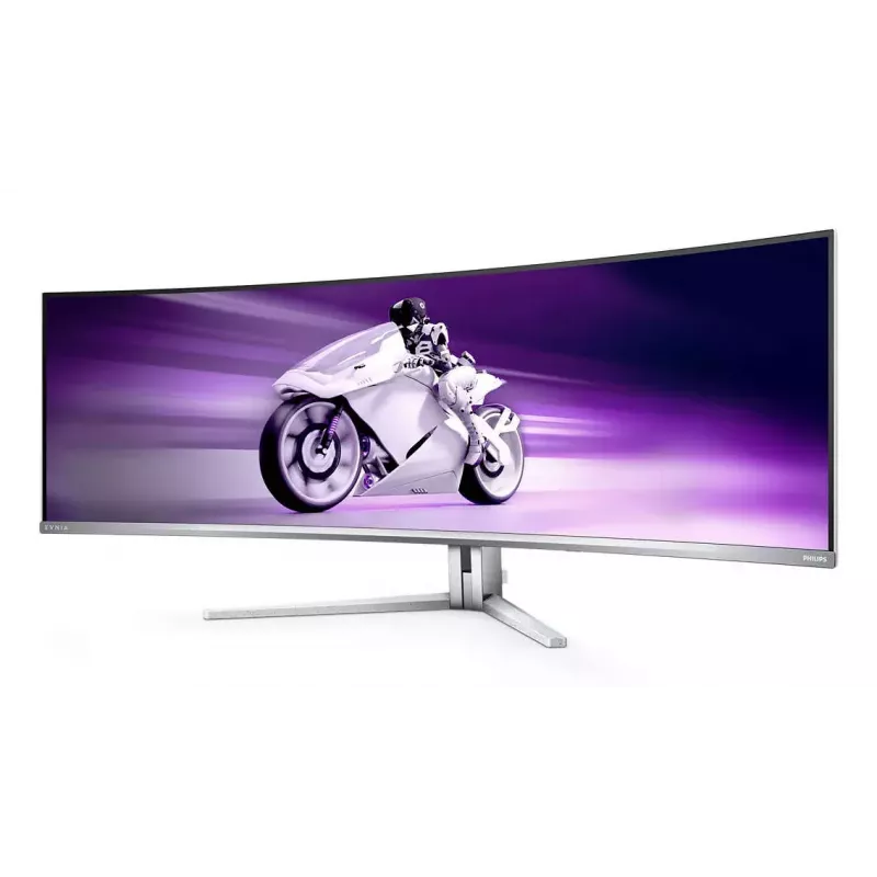 Philips Evnia 8000 49M2C8900/00 kompiuterio monitorius 124,2 cm (48,9 colio) 5120 x 1440 pikselių Dual QHD QD-OLED Baltas