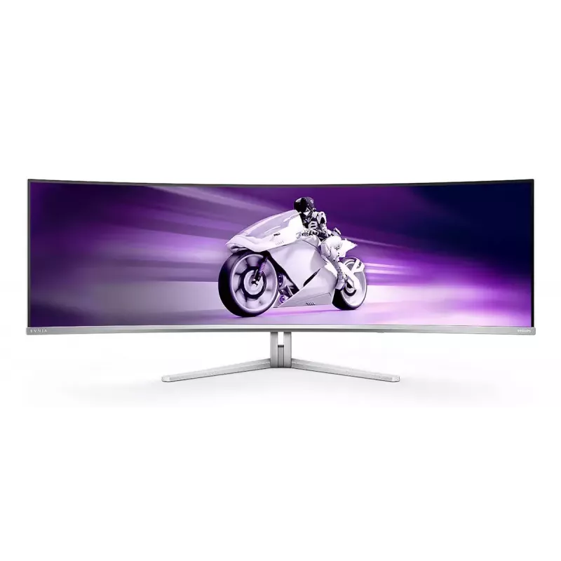 Philips Evnia 8000 49M2C8900/00 kompiuterio monitorius 124,2 cm (48,9 colio) 5120 x 1440 pikselių Dual QHD QD-OLED Baltas