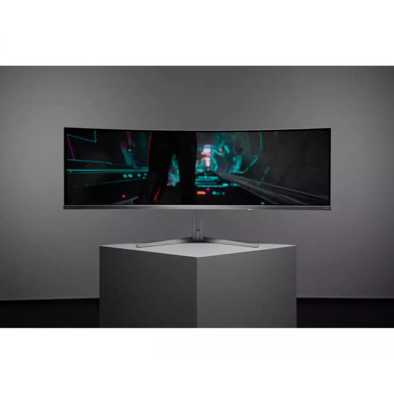 Philips Evnia 8000 49M2C8900/00 kompiuterio monitorius 124,2 cm (48,9 colio) 5120 x 1440 pikselių Dual QHD QD-OLED Baltas