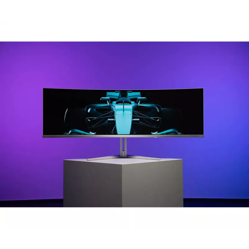 Philips Evnia 8000 49M2C8900/00 kompiuterio monitorius 124,2 cm (48,9 colio) 5120 x 1440 pikselių Dual QHD QD-OLED Baltas