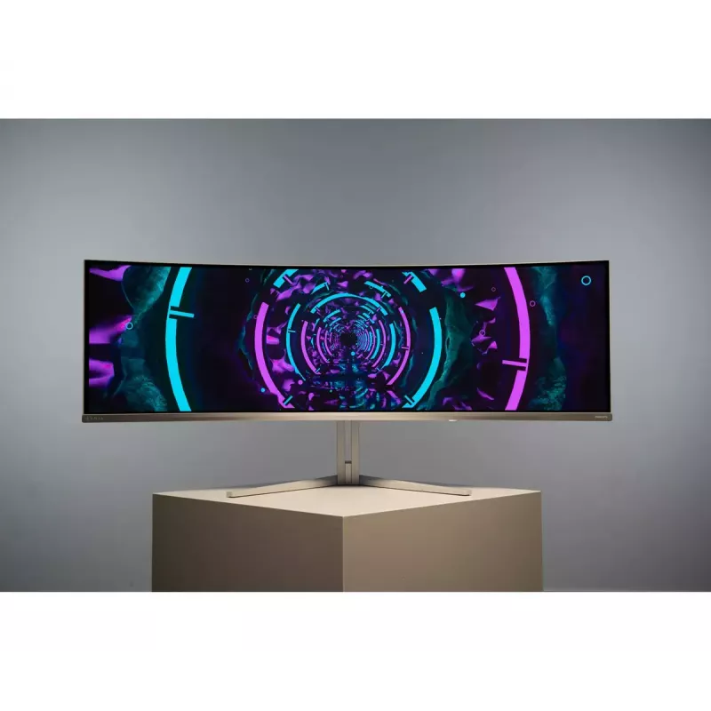 Philips Evnia 8000 49M2C8900/00 kompiuterio monitorius 124,2 cm (48,9 colio) 5120 x 1440 pikselių Dual QHD QD-OLED Baltas