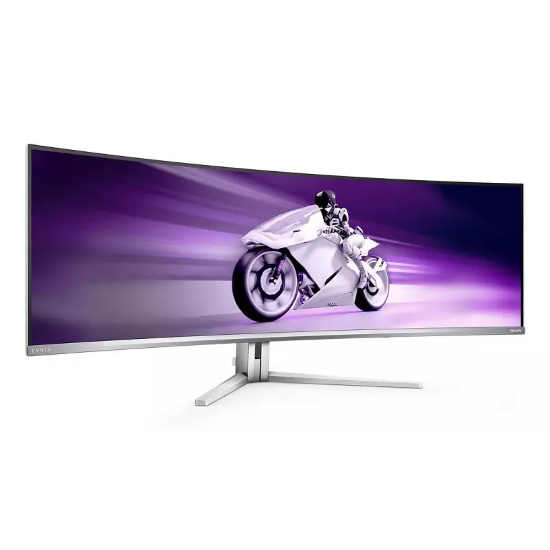 Philips Evnia 8000 49M2C8900/00 kompiuterio monitorius 124,2 cm (48,9 colio) 5120 x 1440 pikselių Dual QHD QD-OLED Baltas