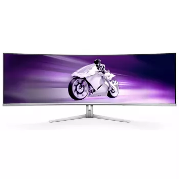 Philips Evnia 8000 49M2C8900/00 kompiuterio monitorius 124,2 cm (48,9 colio) 5120 x 1440 pikselių Dual QHD QD-OLED Baltas