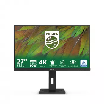 Philips 3000 serijos 27B1U3900/00 kompiuterio monitorius 68.6 cm (27 colių) 3840 x 2160 pikselių 4K Ultra HD LCD juodas