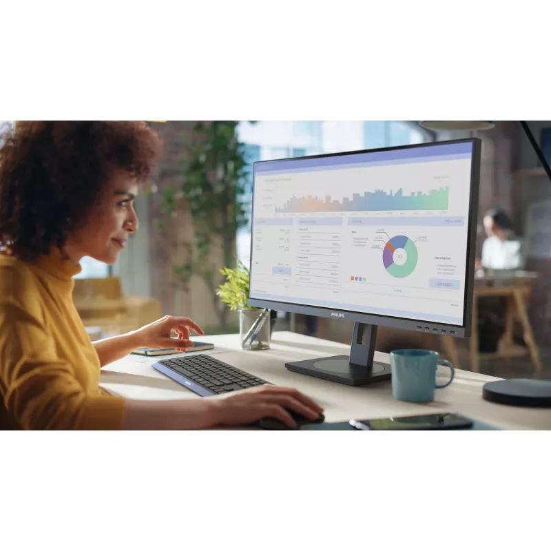 Philips 3000 serijos 27B1U3900/00 kompiuterio monitorius 68.6 cm (27 colių) 3840 x 2160 pikselių 4K Ultra HD LCD juodas