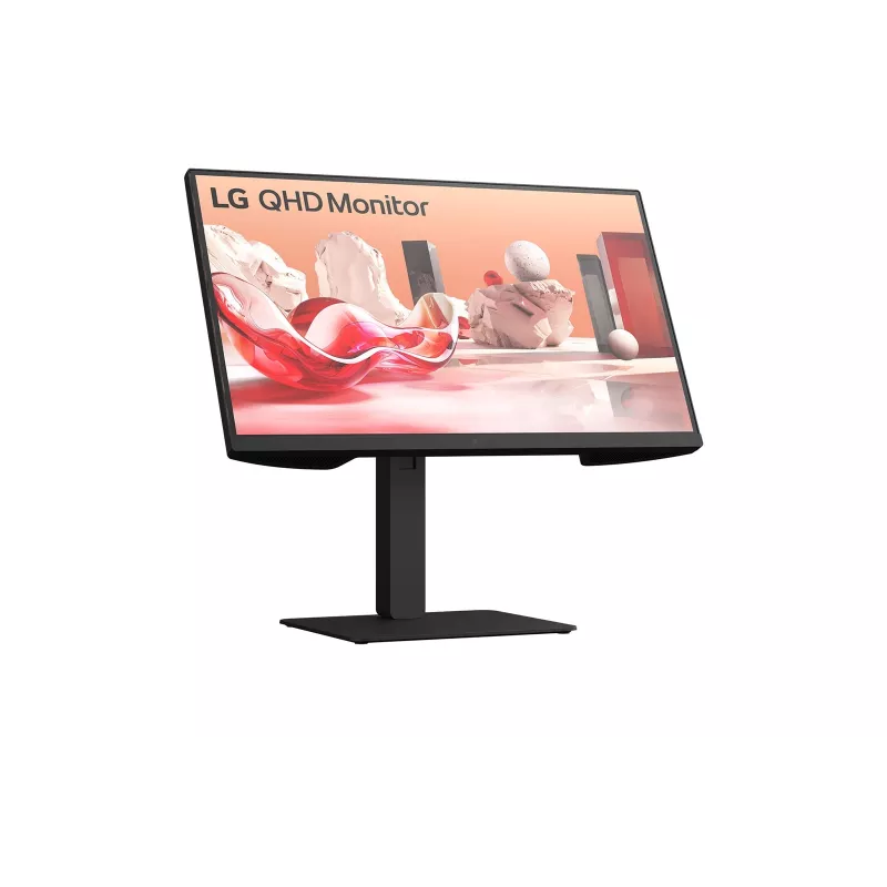 LG 27BA75QB-B.AEU kompiuterio monitorius 68,6 cm (27 colių) 2560 x 1440 pikselių Wide Quad HD LED juodas
