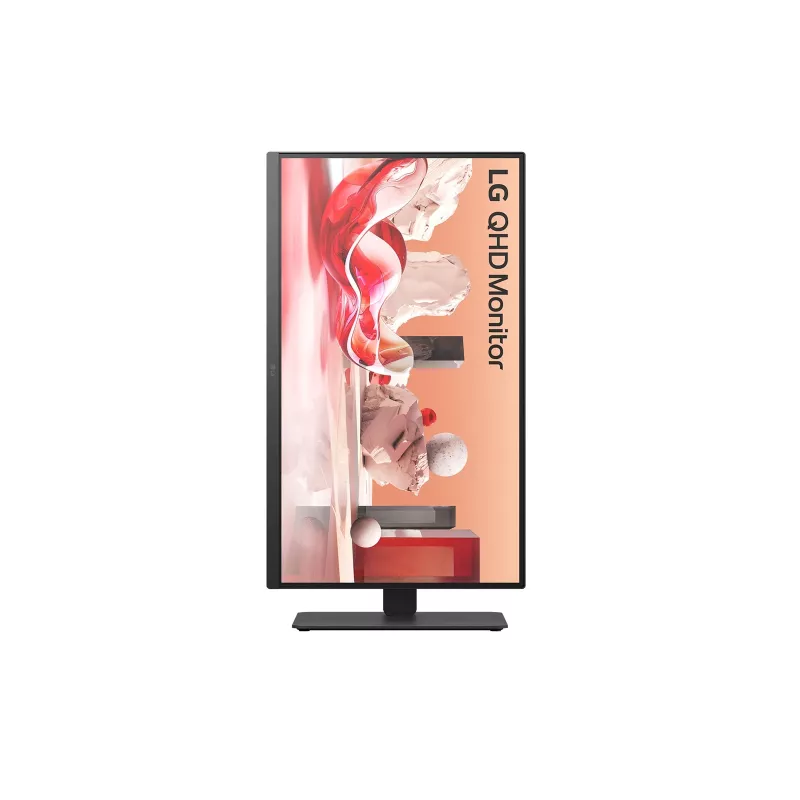 LG 27BA75QB-B.AEU kompiuterio monitorius 68,6 cm (27 colių) 2560 x 1440 pikselių Wide Quad HD LED juodas