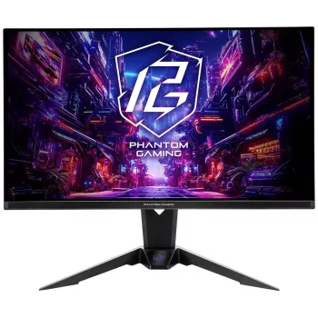 ASROCK Žaidimų Monitorius - Pgo27qfv - 27 colių - 2560 X 1440 Uhd - Plokščias 360hz - Juodas