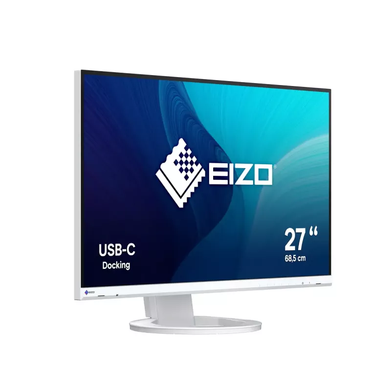 EIZO FlexScan EV2720S-WT kompiuterio monitorius 68,6 cm (27 colių) 2560 x 1440 pikselių Quad HD LCD baltas