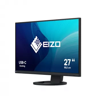 EIZO FlexScan EV2720S-BK kompiuterio monitorius 68.6 cm (27 colių) 2560 x 1440 pikselių Quad HD LCD juodas
