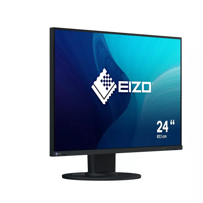 EIZO FlexScan EV2410R-BK kompiuterio monitorius 61,2 cm (24,1 colio) 1920 x 1200 pikselių WUXGA LCD juodas