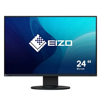 EIZO FlexScan EV2410R-BK kompiuterio monitorius 61,2 cm (24,1 colio) 1920 x 1200 pikselių WUXGA LCD juodas