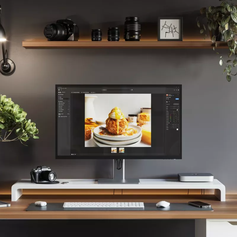ALOGIC Stacionarus monitorius - Clarity Max Pro - 32 colių - 3840x2160 (4K UHD) su USB-C maitinimo tiekimu ir internetine kamera