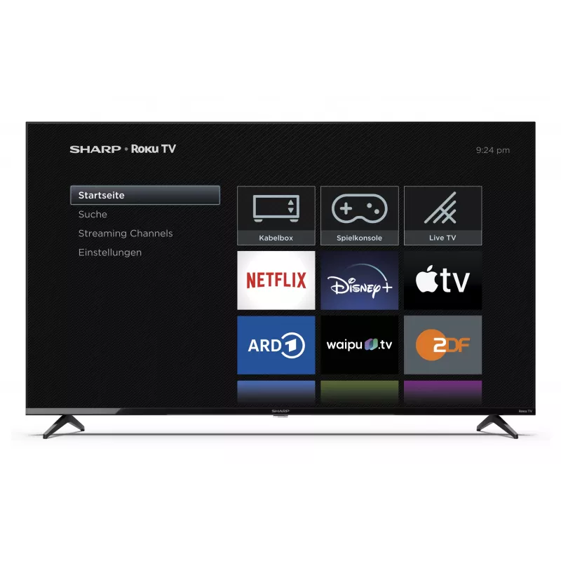 Sharp 55GJ4225E 139,7 cm (55 coliai) 4K Ultra HD išmanusis televizorius „Wi-Fi“ juodas