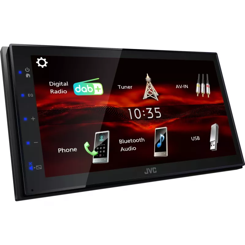 JVC KW-M180DBT automobilio medijos imtuvas Juoda 180 W Bluetooth