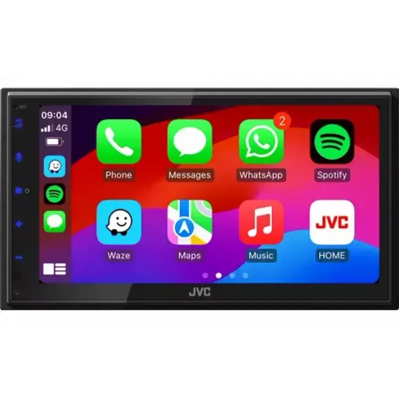 JVC KW-M595DBT automobilinis medijos imtuvas Juoda Wi-Fi 22 W Bluetooth
