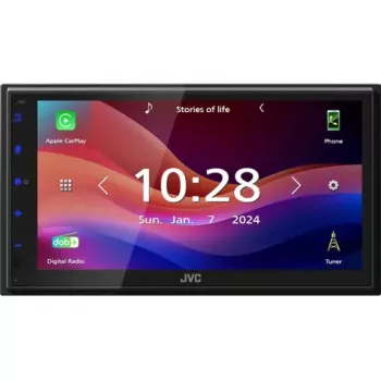 JVC KW-M595DBT automobilinis medijos imtuvas Juoda Wi-Fi 22 W Bluetooth