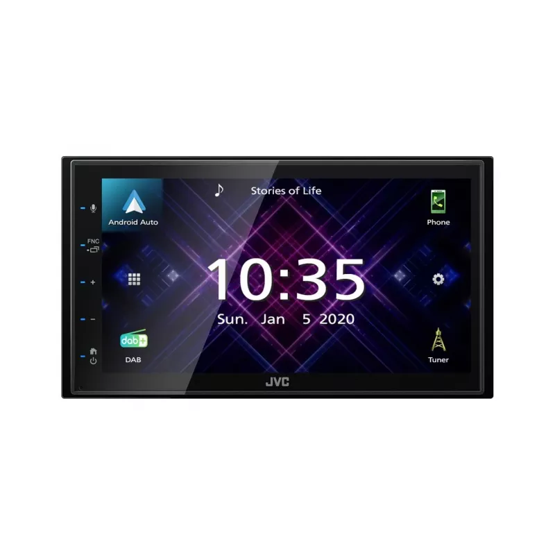 JVC KW-M565DBT automobilinė multimedijos sistema Juoda 200 W Bluetooth