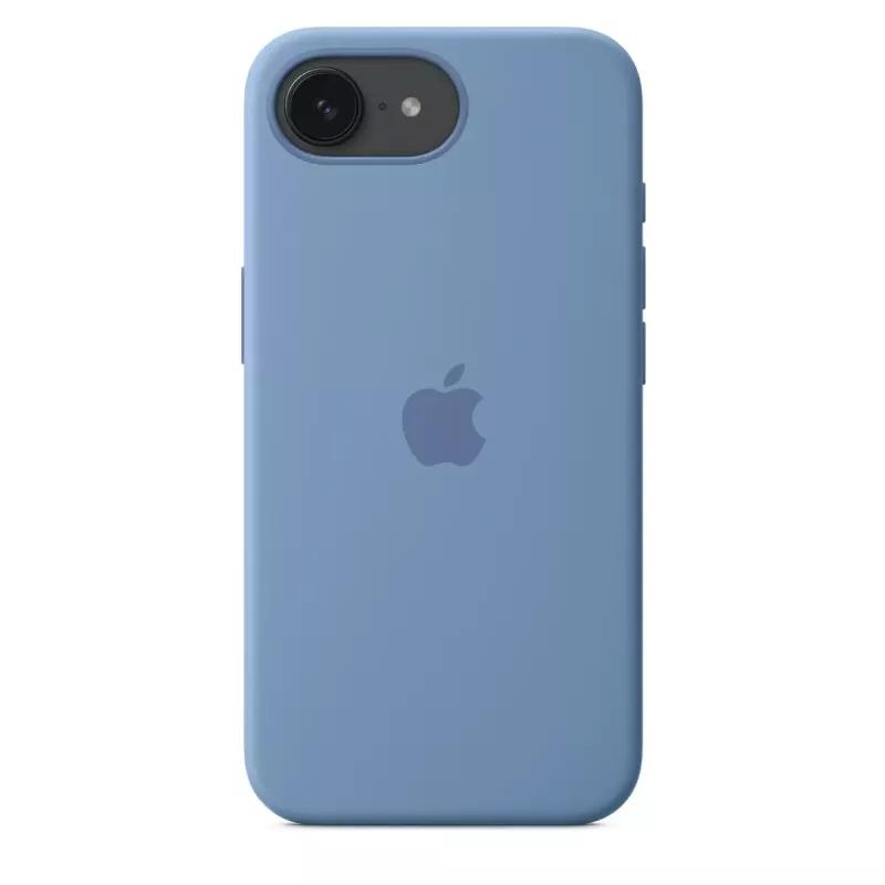 APPLE iPhone 16E - Siliconinis dėklas - Žiemos mėlyna (MD3Q4ZM/A)