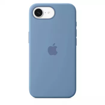 APPLE iPhone 16E - Siliconinis dėklas - Žiemos mėlyna (MD3Q4ZM/A)