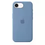 APPLE iPhone 16E - Siliconinis dėklas - Žiemos mėlyna (MD3Q4ZM/A)