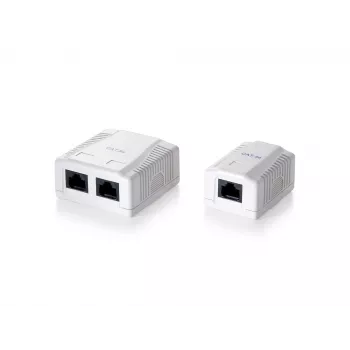 Paviršinio montavimo dėžutė Equip 2 prievadų Cat.6 235212