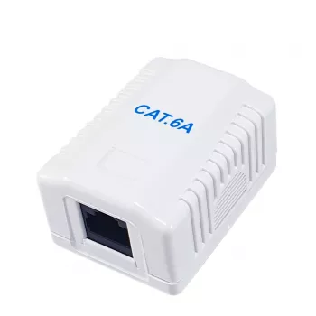 Tinklo jungiamoji dėžutė Equip 235215 Cat6a balta 54 mm x 39 mm x 29,5 mm