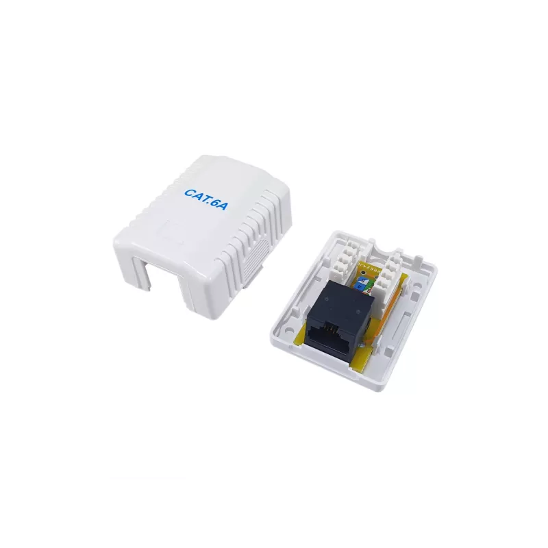 Tinklo jungiamoji dėžutė Equip 235215 Cat6a balta 54 mm x 39 mm x 29,5 mm