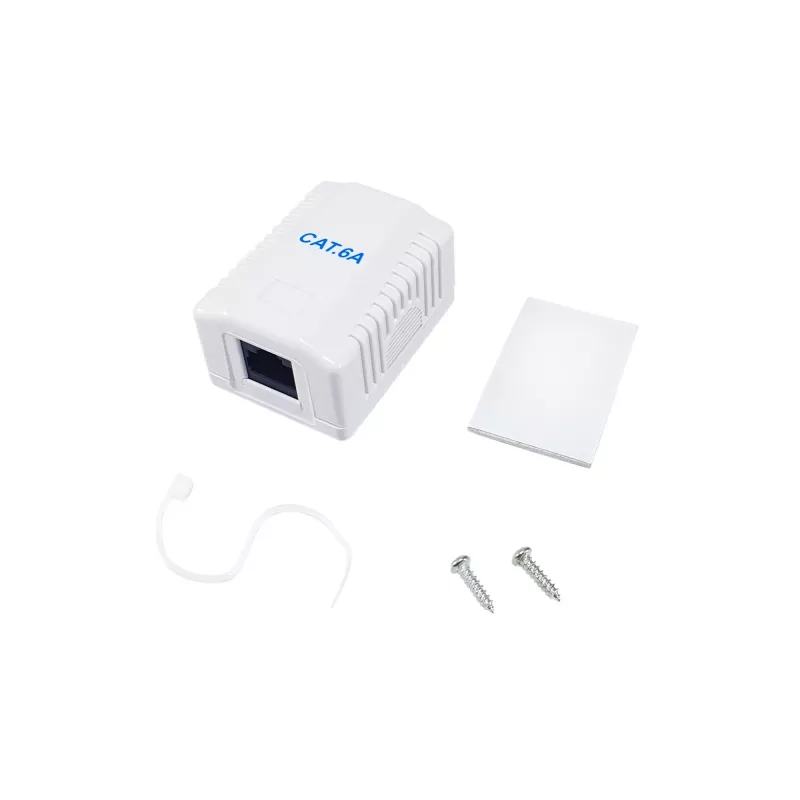 Tinklo jungiamoji dėžutė Equip 235215 Cat6a balta 54 mm x 39 mm x 29,5 mm