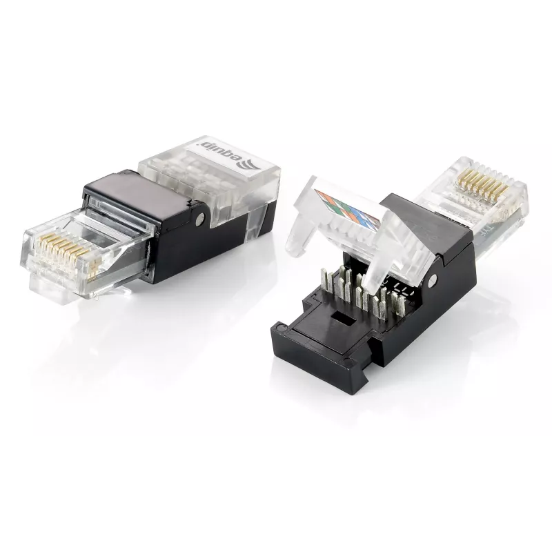 Equip be įrankių montuojamas RJ45 kištukas, Cat.5e