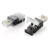 Equip Įrankiams nereikalaujantis RJ45 kištukas, Cat.6, RJ-45, Juodas, Skaidrus, Polikarbonatas, Cat6, -10 - 60 °C, 12 g