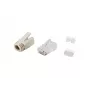 Equip Cat.6A RJ45 kištukų rinkinys 100 vnt. permatomas baltas