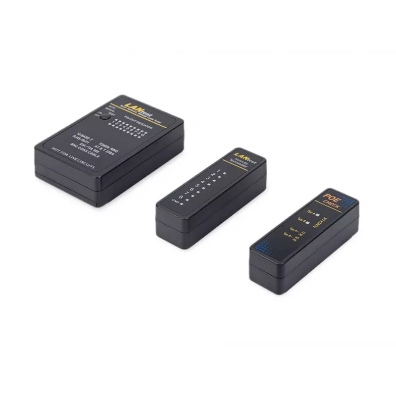 Equip tinklo kabelių testeris, RJ45, BNC, PoE