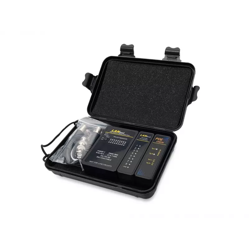 Equip tinklo kabelių testeris, RJ45, BNC, PoE