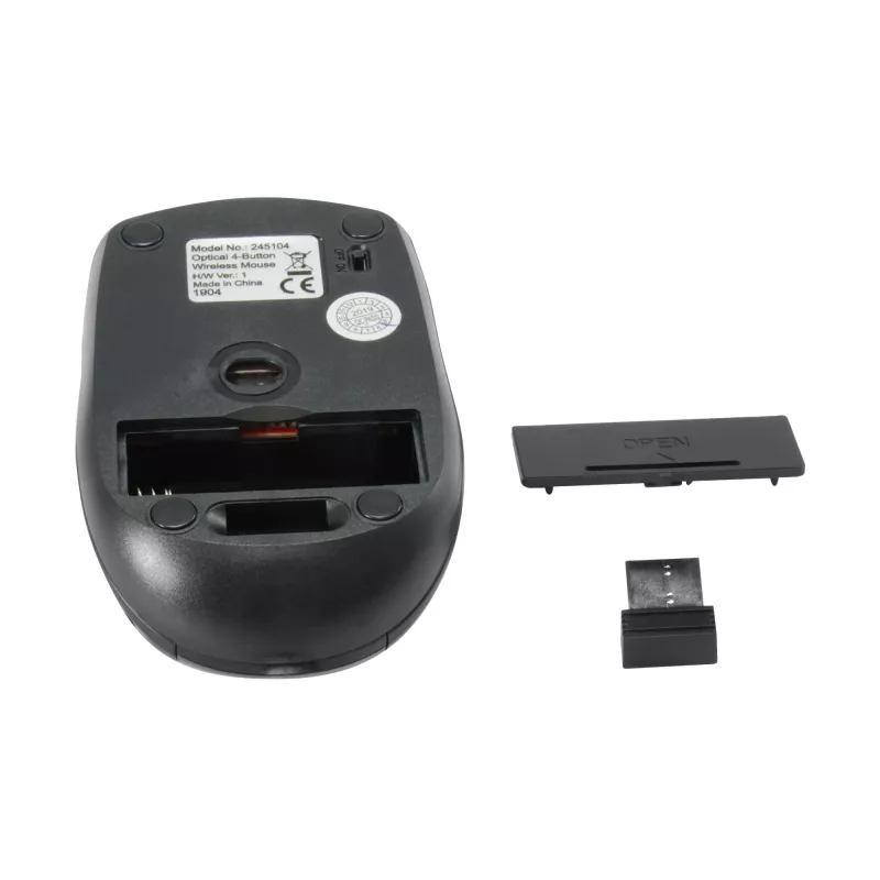 Equip 245104 pelė Kelionėms Ambidextrous RF Wireless Optical 1600 DPI