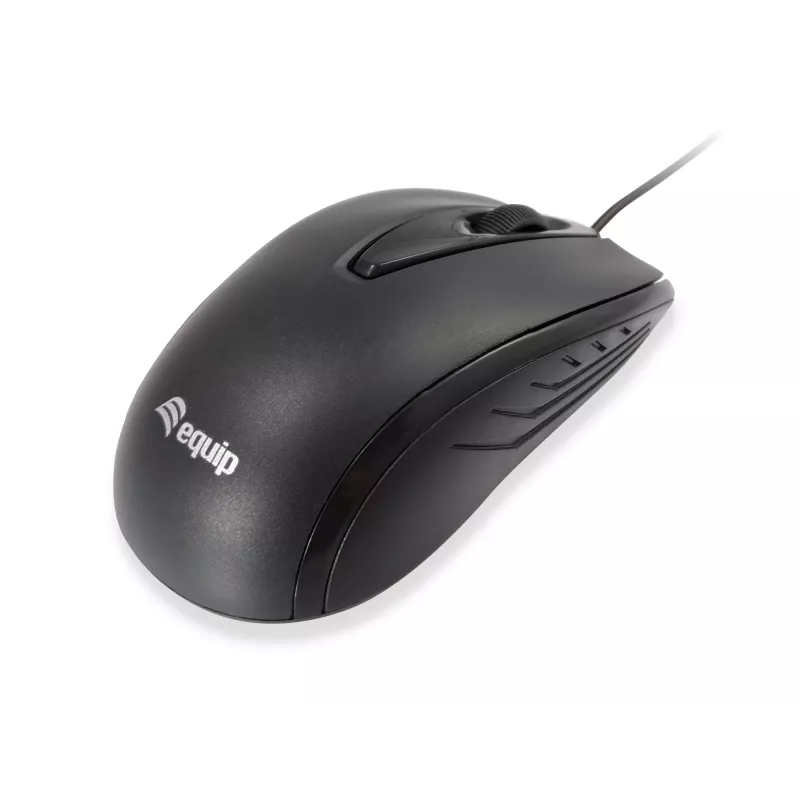 Equip 245107 pelė, biuro, abiem rankoms tinkama, USB Type-A, optinė, 1000 DPI