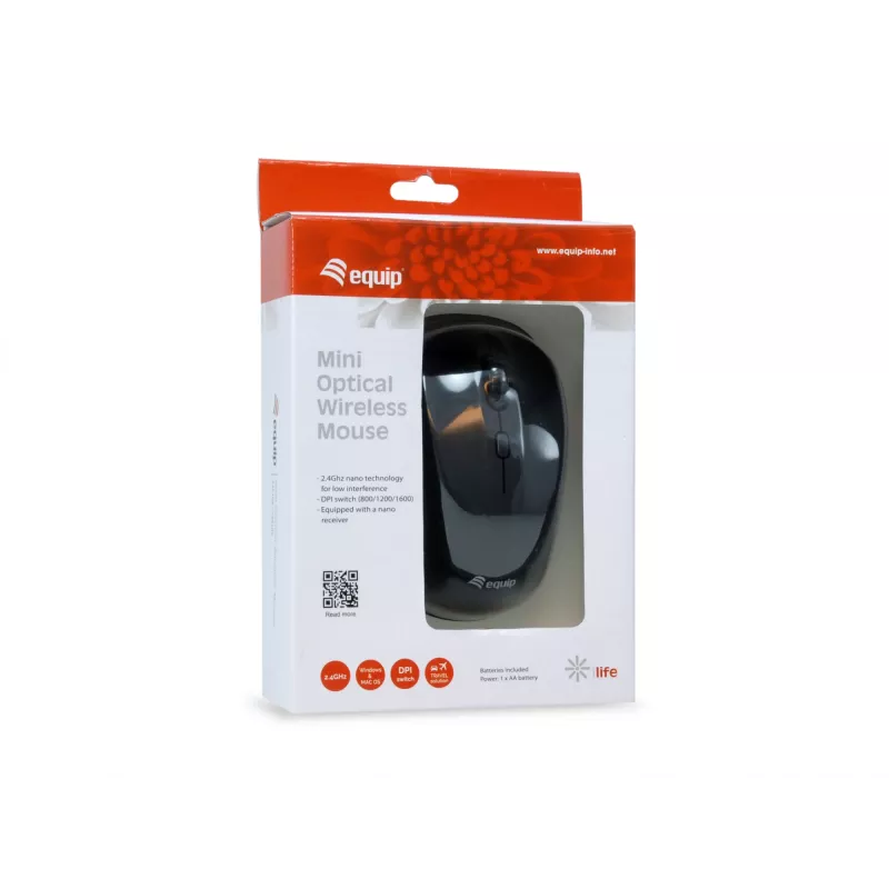 Equip Mini optinė belaidė pelė RF
