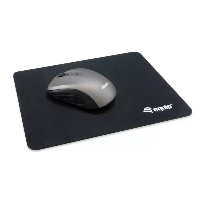 „Equip“ mini optinė belaidė pelė, abiem rankoms tinkama, optinė, RF belaidė, 1600 DPI, pilka