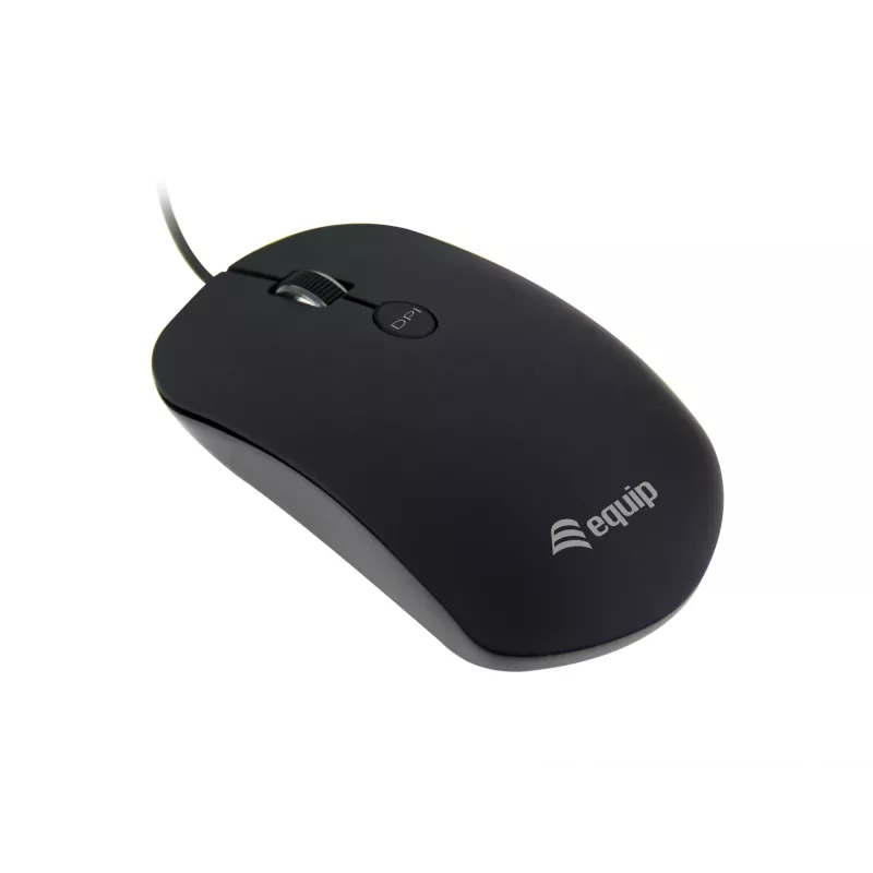 Equip USB Comfort pelė, universali, optinė, USB Type-A, 1600 DPI, juoda