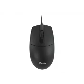 Equip USB tylioji pelė, abiem rankoms tinkama, optinė, USB Type-A, 1200 DPI, juoda