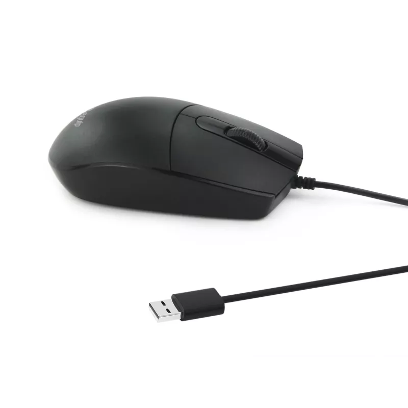 Equip USB tylioji pelė, abiem rankoms tinkama, optinė, USB Type-A, 1200 DPI, juoda