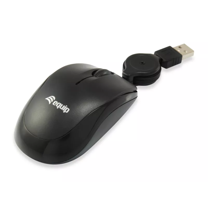 Equip 245103 pelė kelionėms abiem rankoms tinkama USB Type-A optinė 1000 DPI