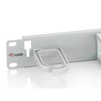 Equip 19 col. stovo montavimo kabelių tvarkymo skydelis, šviesiai pilkas (RAL 7035)