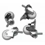 Riedantys ratukai Equip EZW-1 Sidabriniai 30x30x60mm 4 vnt.