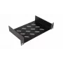 Equip fiksuota lentyna 10', 1U, 150 mm, juoda